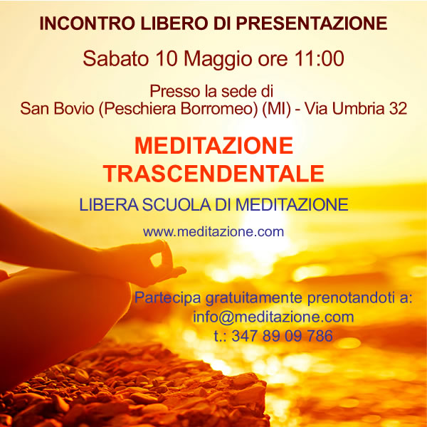 Corsi meditazione trascendentale